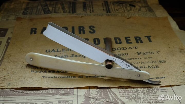 Французская опасная бритва Dubreul - Renaut. Ножан