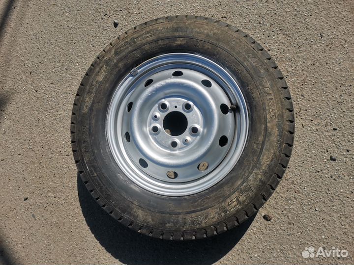 Запаска в сборе на Fiat Peugeot citroen