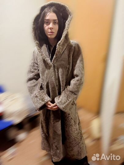 Шуба из натуральной овчины 48