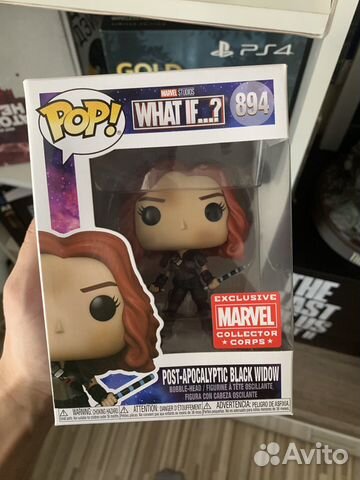 Funko - Pdf00005545 - Pop - Marvel - Avengers 2 - Black Widow avec Cap'S Shield 103 - Noir/Gris