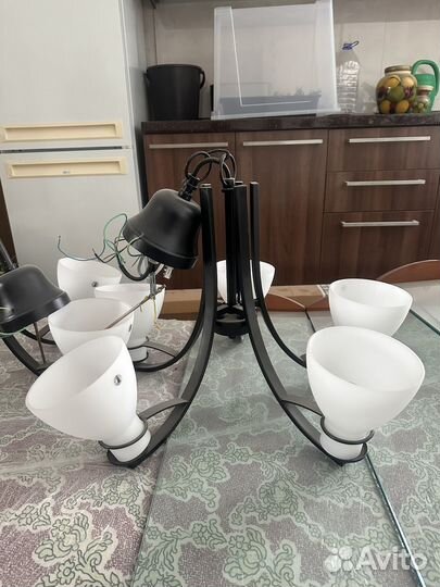 Люстра потолочная бу