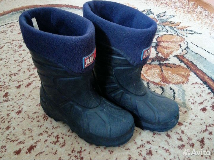Детские резиновые сапоги 35 размер