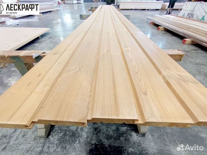 Имитация бруса 20*146*3000 сорт B ангарская сосна
