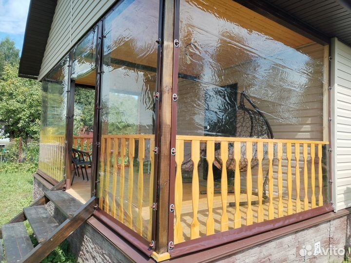 Мягкие окна для беседки