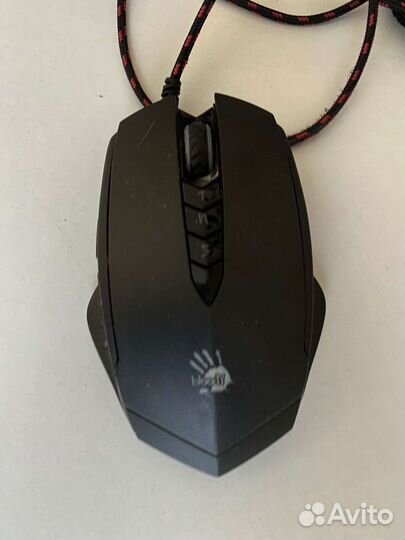 Игровая мышь bloody + коврик