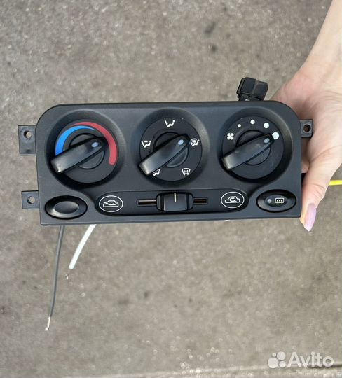 Блок управления отопителем Daewoo Matiz