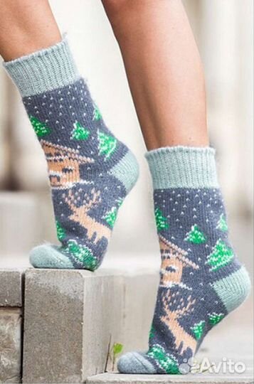 Шерстяные носки женские