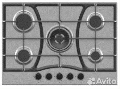 Газовая варочная панель Kuppersberg FS 73 X