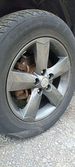 Литые диски R17 nissan ниссан