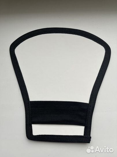 Отражатель для вспышки 2в1 серебро/белый