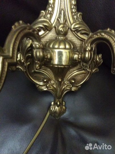 Бра бронза Антиквариат середина 20века