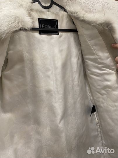 Меховая жилетка из песца