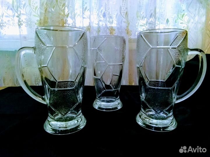 Пивные кружки и бокалы, новые