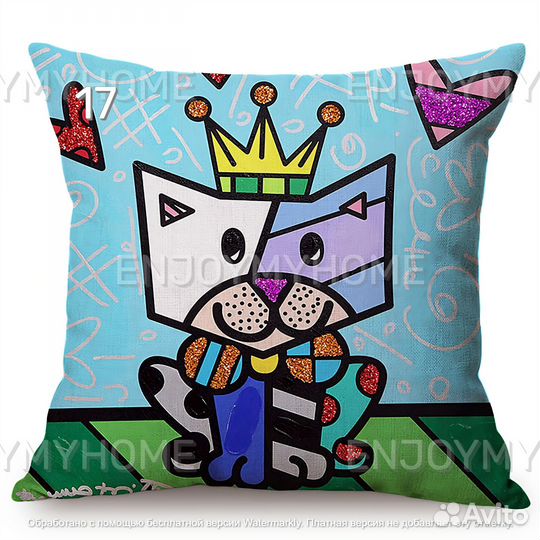 Подушка Ромеро Бритто, 45x45 см 1шт