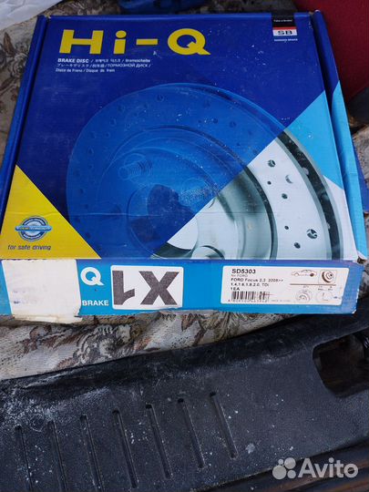 Тормозные диски и колодки ford focus 2