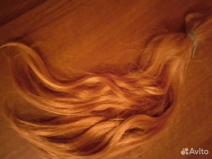 Волосы окрашенные 30 см