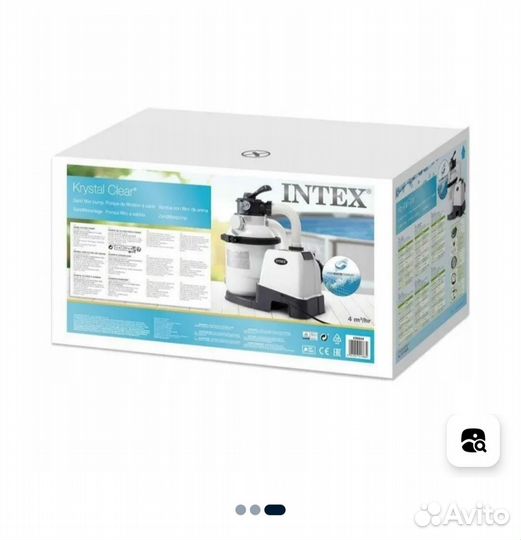 Песочный фильтр для бассейна intex