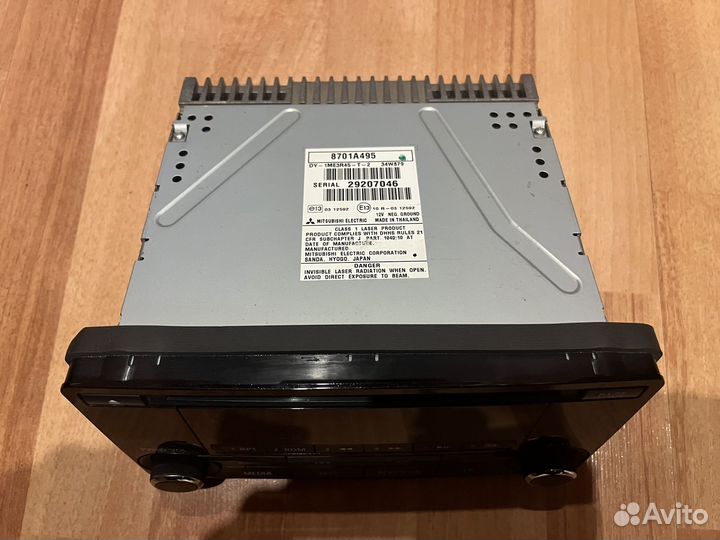 Штатная магнитола на Mitsubishi ASX