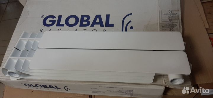 Алюминиевый радиатор Global Iseo 500 x 2 секции