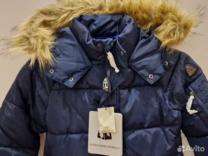 Пальто куртка Borelli р 7 (122-128 см) новая Зима