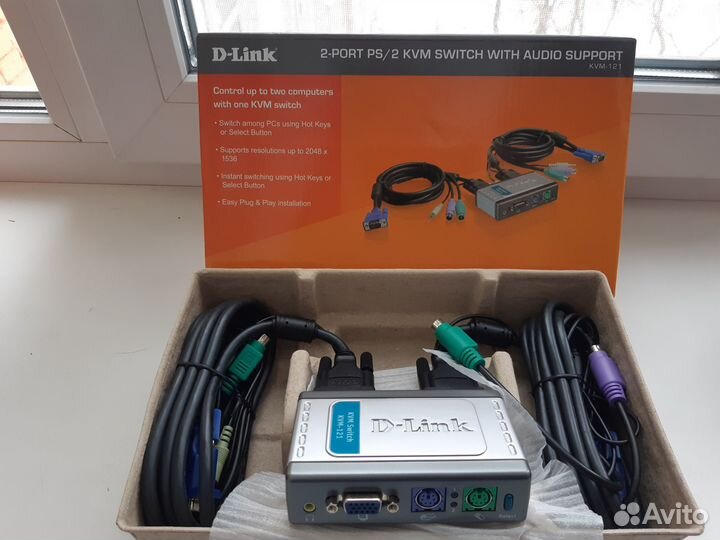 Переключатель D-link KVM-121