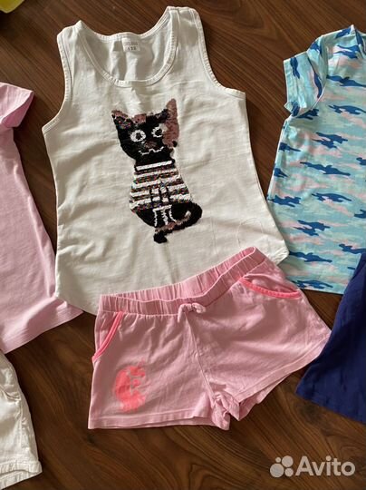 Летняя одежда для девочки 122-128