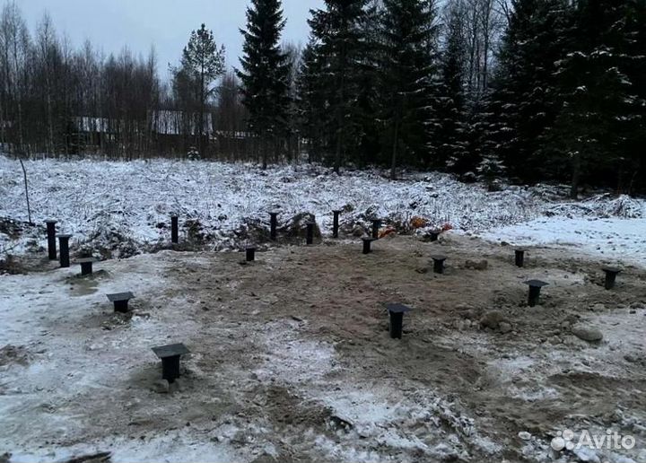 Установка винтовых свай