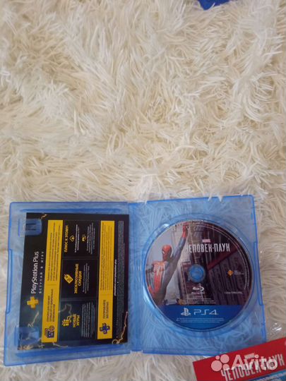 Диск для ps4 человек паук