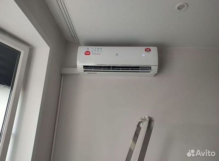 Сплит система с установкой