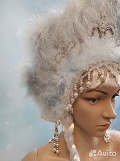 Кокошник Снегурочки 