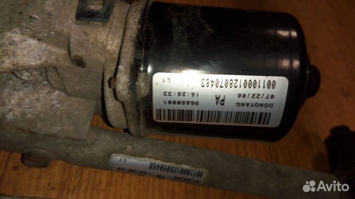 Моторчик стеклоочистителей на Chevrolet aveo Т250