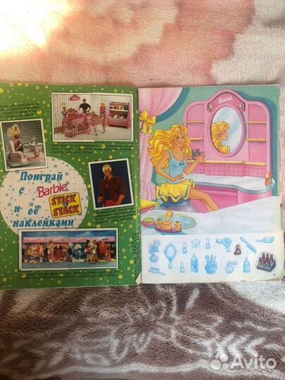 Альбом с наклейками Barbie Panini и наклейки