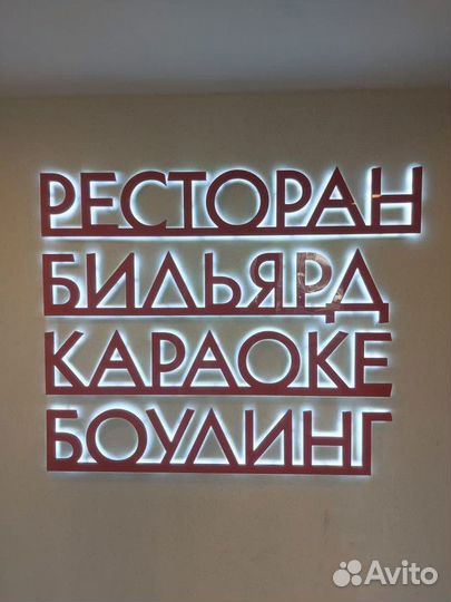 Вывеска, обьемные буквы, лайтбокс, консоль и т.д