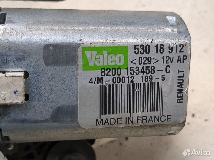 Двигатель стеклоочистителя задний Renault Scenic