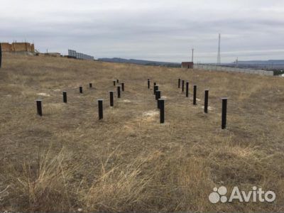 Винтовые сваи в Саках с монтажом