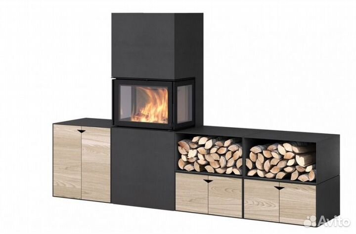 Печь-камин Nordpeis Box Black