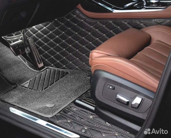 3D Коврики Hyundai Салон Багажник из Экокожи