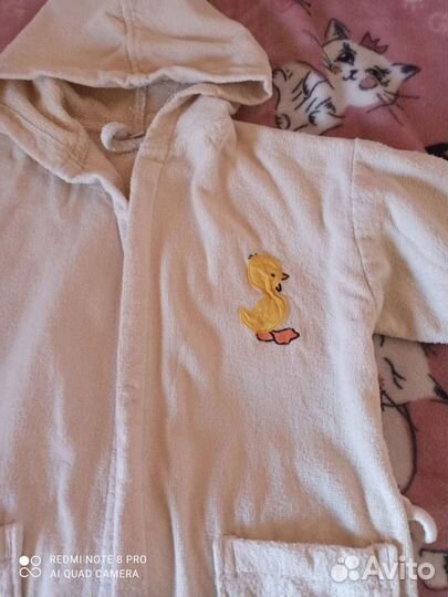 Детский махровый халат