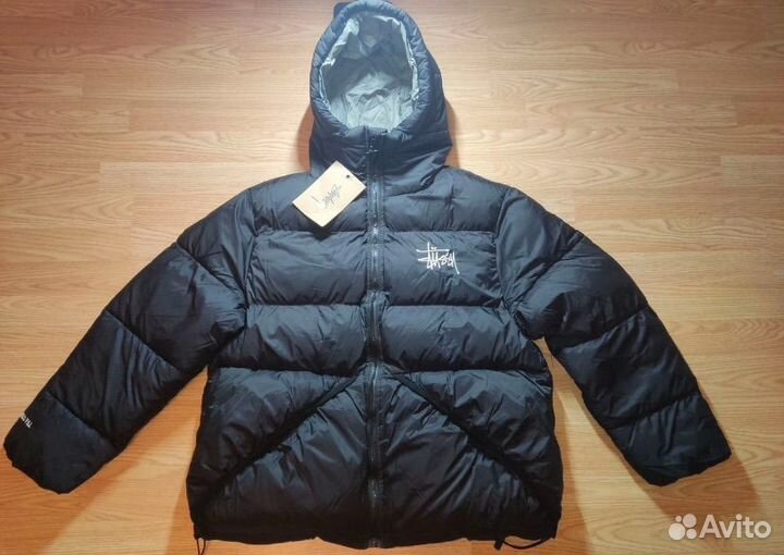 Пуховик stussy micro ripstop (цена реальная )
