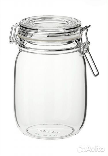 Банки с крышкой IKEA, 2 шт. новые 1000мл