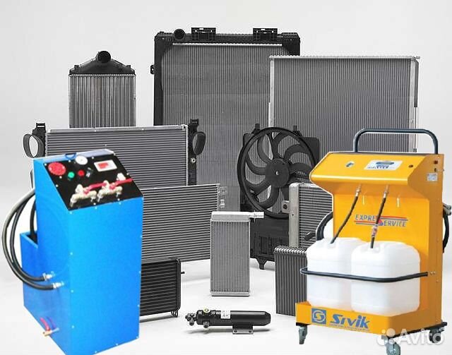 Промывка радиаторов и отопителей салона авто