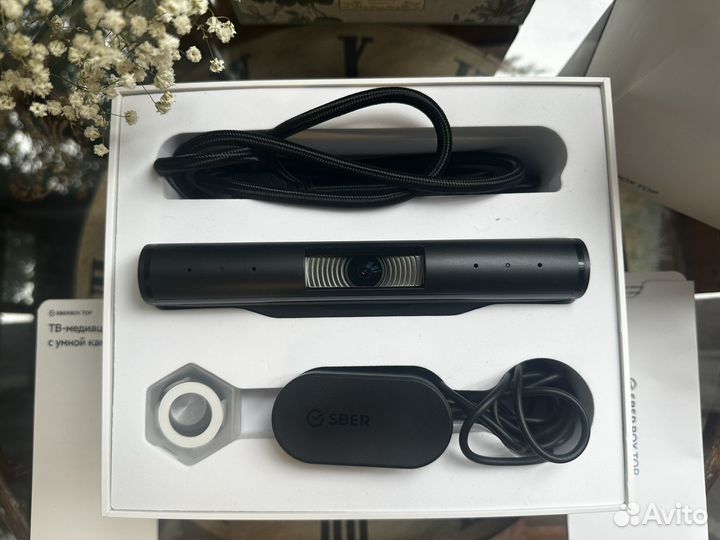SberBox Top Медиацентр с умной камерой