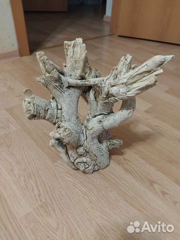 Коряга, керамическая декорация для аквариума