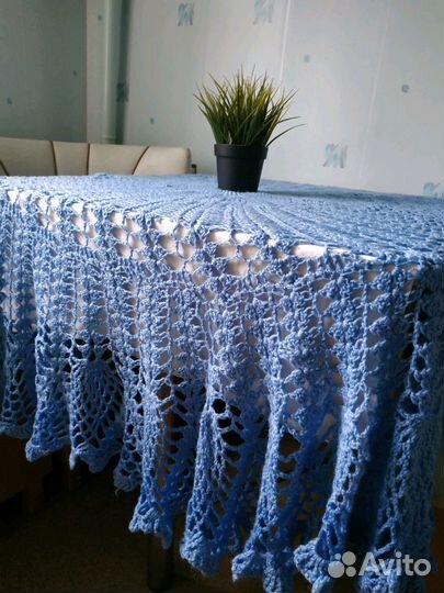 Скатерть-шаль ажурная