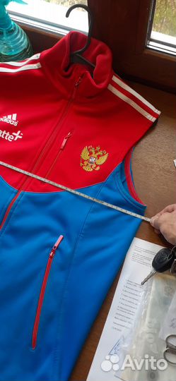 Лыжная разминочная жилетка