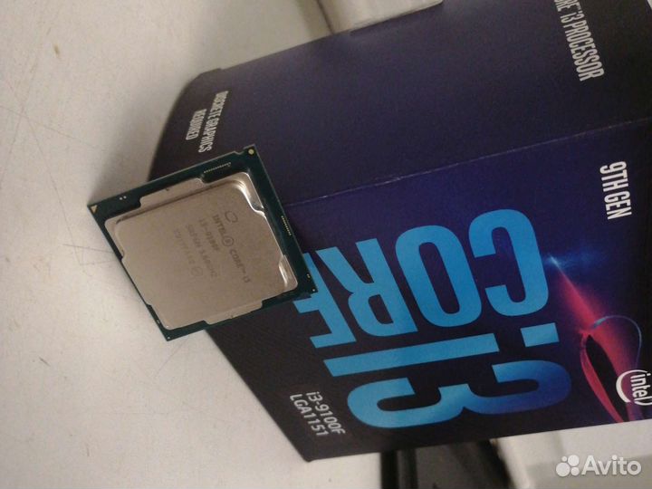 Процессор intel core i3 9100f