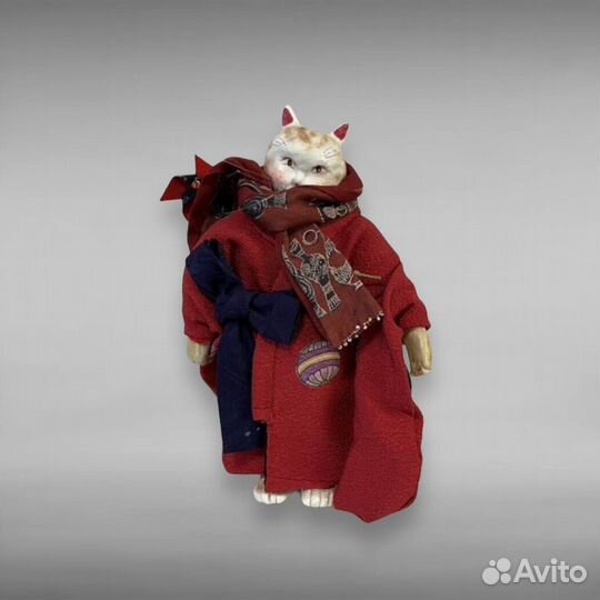 Японская кукла Кошка в кимоно