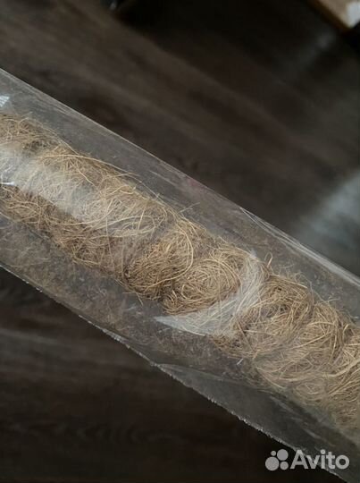 Опора для растений бамбуковая в кокосовой оплетке