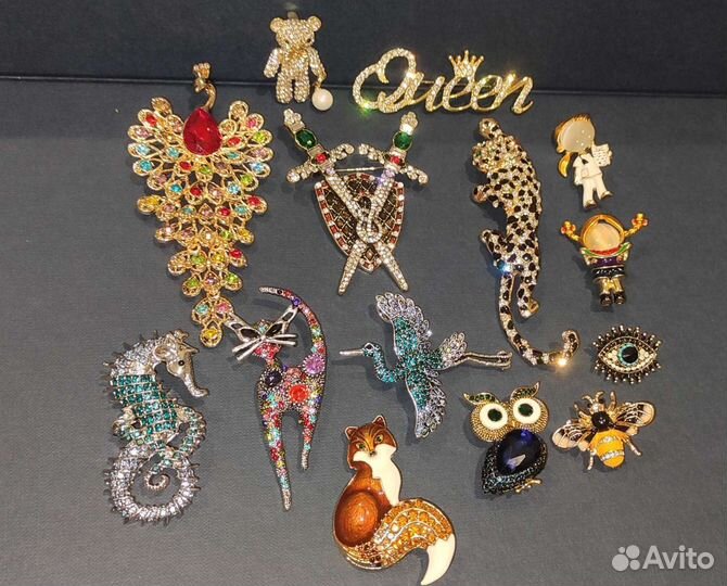 Брошь брошь-кулон