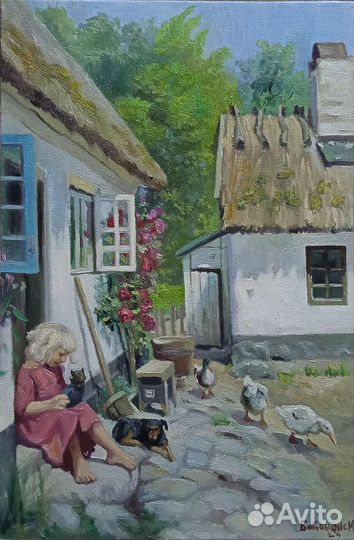 Картина маслом пейзаж